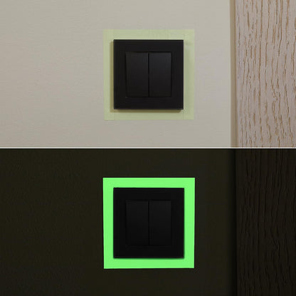 Heavy-Duty 16 Ft Glow in the Dark Tape - Versatile Neon Fluorescent Tape for Stairs, Stage, and Duct Applications