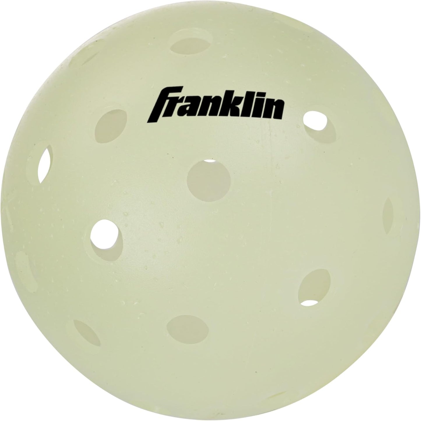 Franklin Sports Glow-in-the-Dark Outdoor Pickleballs - Illuminated Pickleball Balls for Nighttime Play - Rechargeable Green Pickleball Balls for Indoor and Outdoor Use