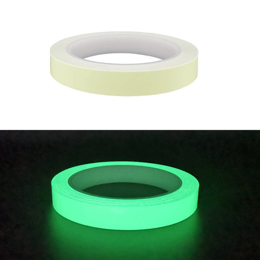 Glow in the Dark Waterproof Tape, 33 Feet x 0.5 Inch, Luminous Fluorescent Duct Tape for Outdoor and Stage Use