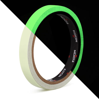 Heavy-Duty 16 Ft Glow in the Dark Tape - Versatile Neon Fluorescent Tape for Stairs, Stage, and Duct Applications
