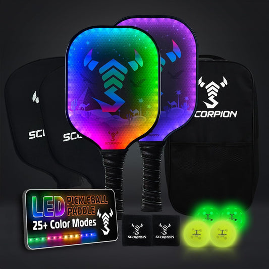 Glow Paddle Pickleball Kit